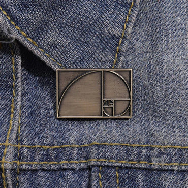 Simple Style Square Alloy Plating Unisex Brooches