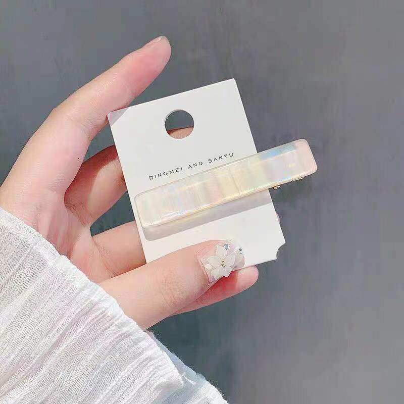 Simple Style Square Arylic Hair Clip