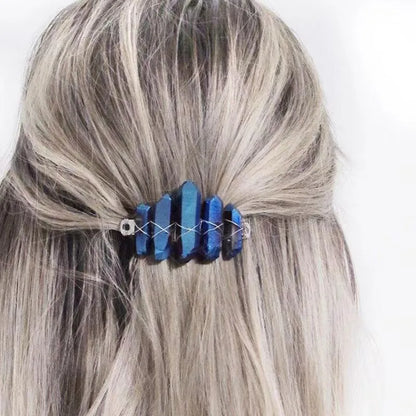 Simple Style Square Crystal Patchwork Hair Clip