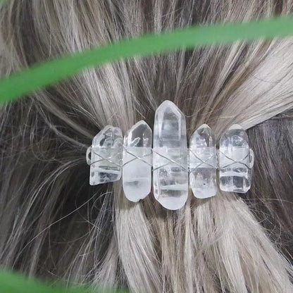 Simple Style Square Crystal Patchwork Hair Clip