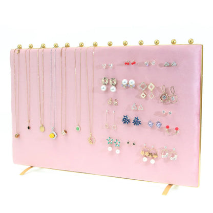 Simple Style Square Microfiber Jewelry Rack