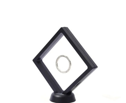 Simple Style Square Plastic Jewelry Rack