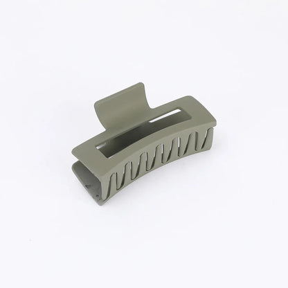 Simple Style Square Plastic Stoving Varnish Hair Claws