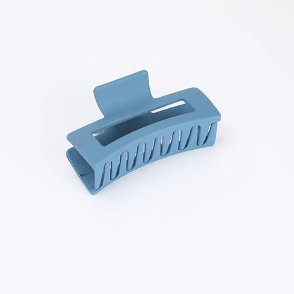 Simple Style Square Plastic Stoving Varnish Hair Claws