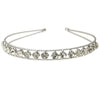 Girl'S Simple Style Square Waves Metal Inlay Rhinestones Pearl Hair Band