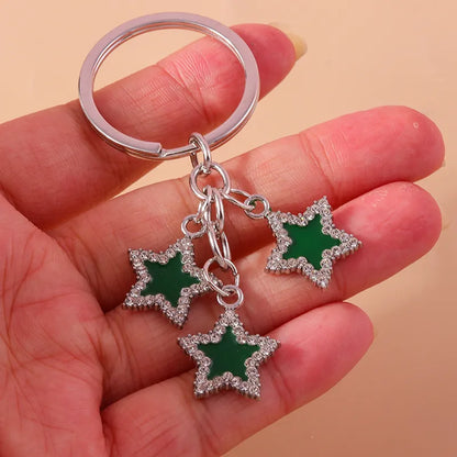 Simple Style Star Alloy Bag Pendant Keychain