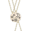 Simple Style Star Alloy Inlay Rhinestones Women'S Pendant Necklace