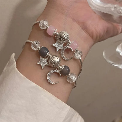 Simple Style Star Alloy Inlay Zircon Women's Bracelets