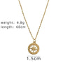 Simple Style Star Alloy Plating Unisex Pendant Necklace