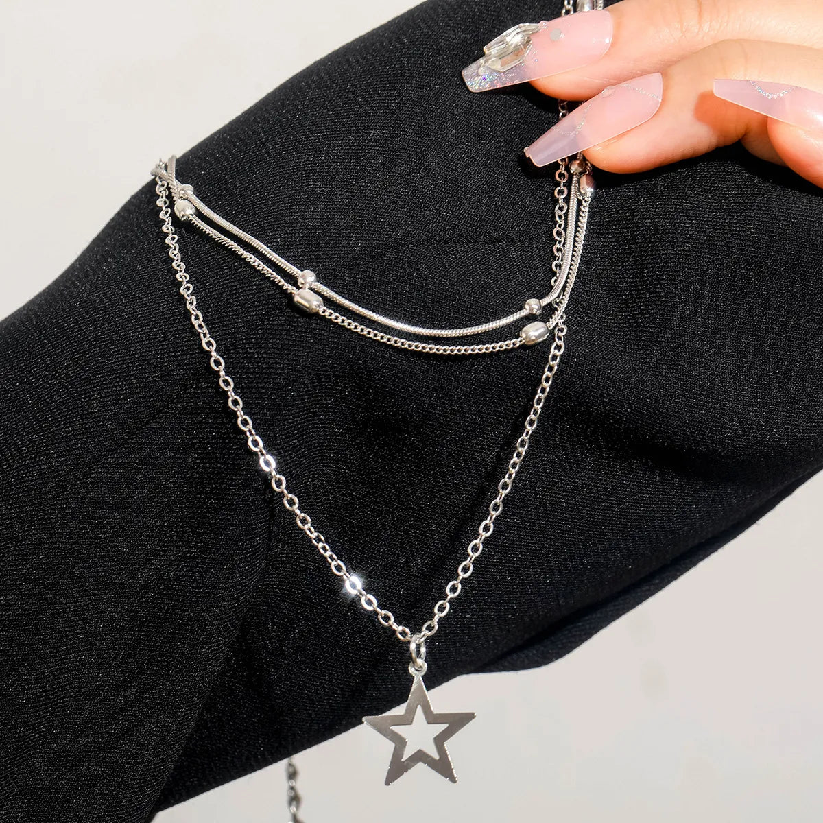 Simple Style Star Alloy Plating Women's Pendant Necklace