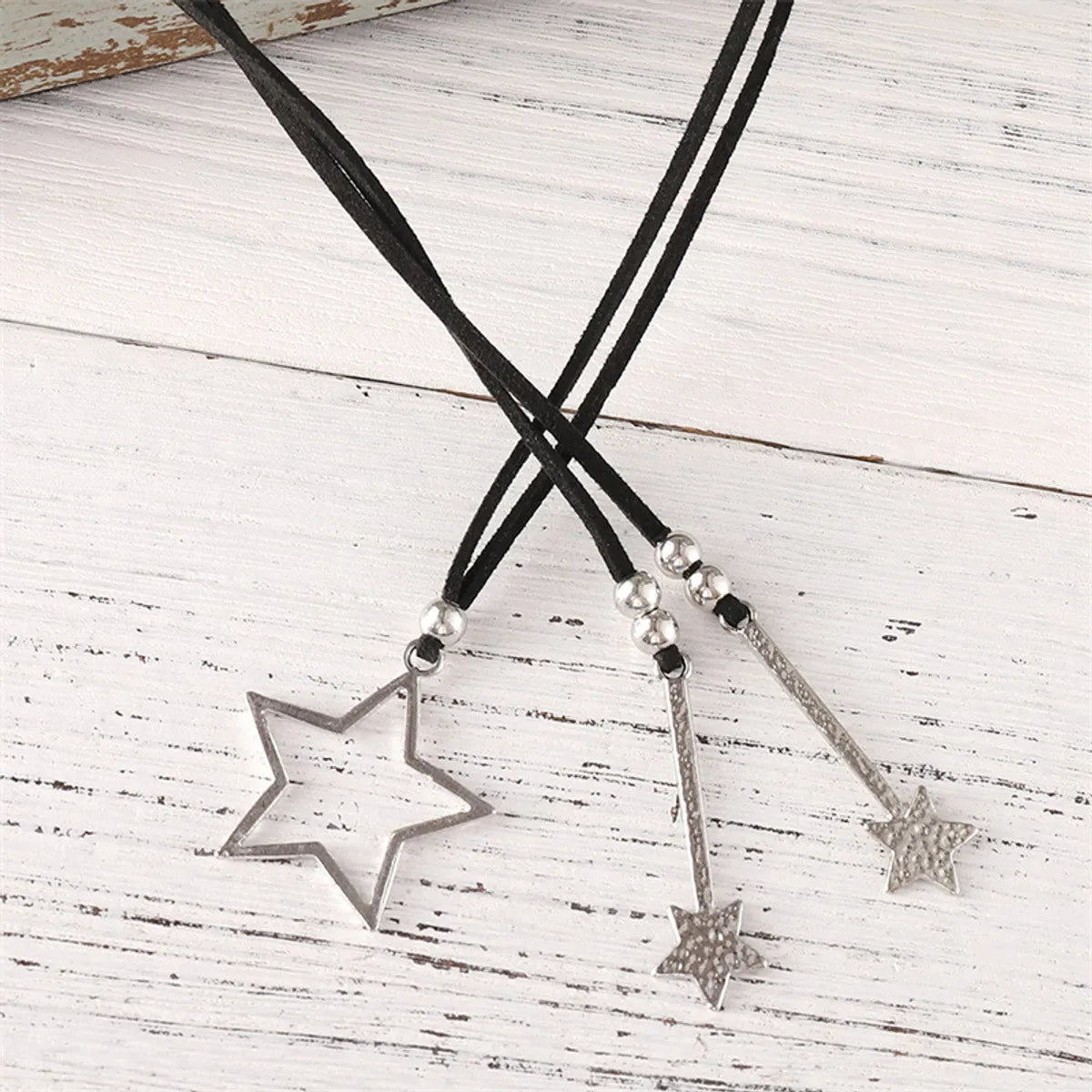 Simple Style Star Alloy Polyester Wholesale Pendant Necklace