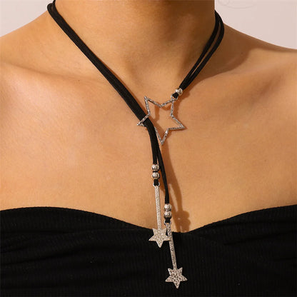 Simple Style Star Alloy Polyester Wholesale Pendant Necklace