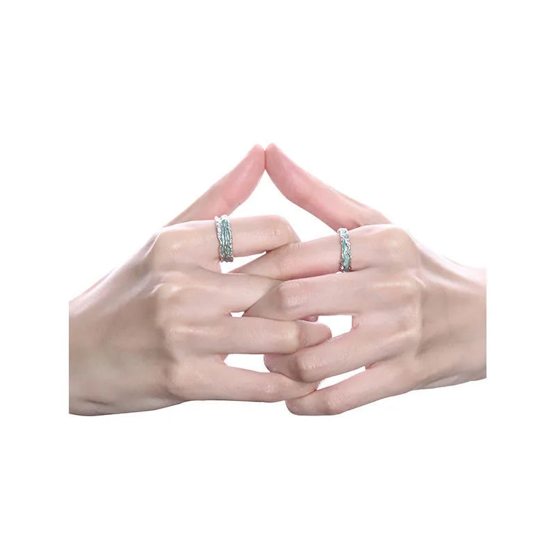 Simple Style Star Alloy Rings