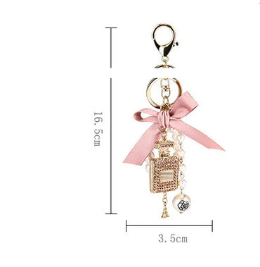 Simple Style Star Bow Knot Alloy Bag Pendant Keychain