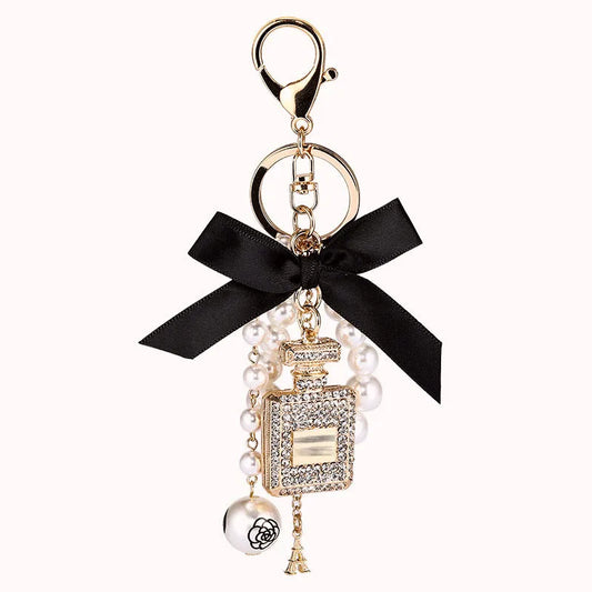 Simple Style Star Bow Knot Alloy Bag Pendant Keychain