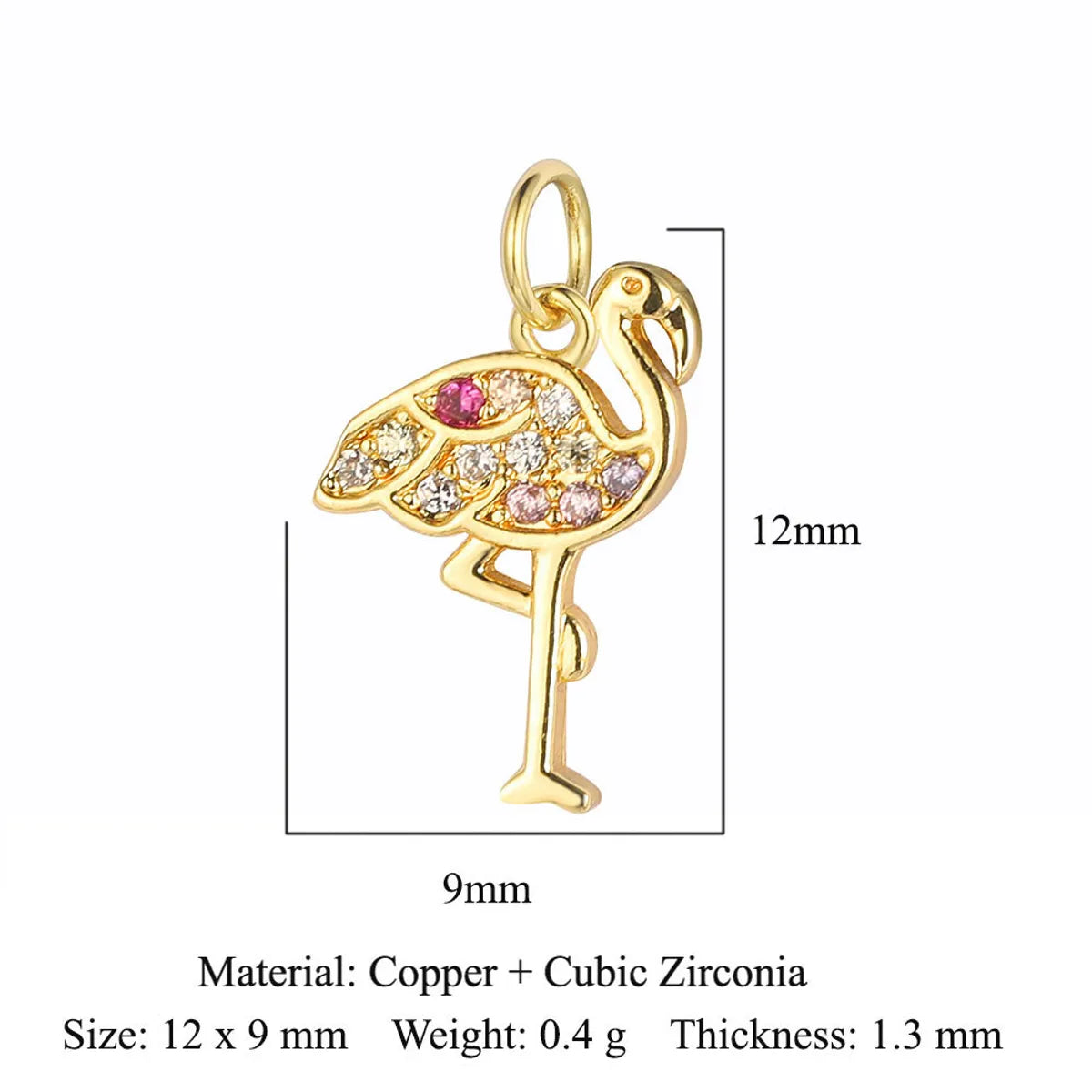 Simple Style Star Heart Shape Copper Plating Inlay Zircon Gold Plated Silver Plated Charms Jewelry Accessories