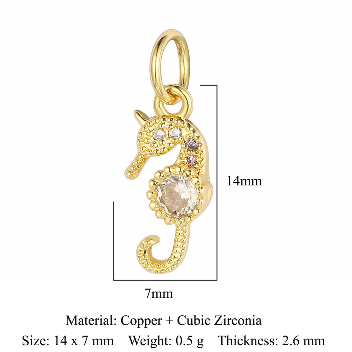 Simple Style Star Heart Shape Copper Plating Inlay Zircon Gold Plated Silver Plated Charms Jewelry Accessories