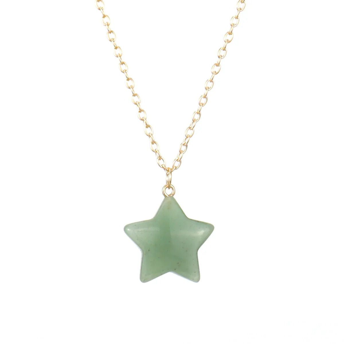 Simple Style Star Natural Stone Handmade Pendant Necklace 1 Piece