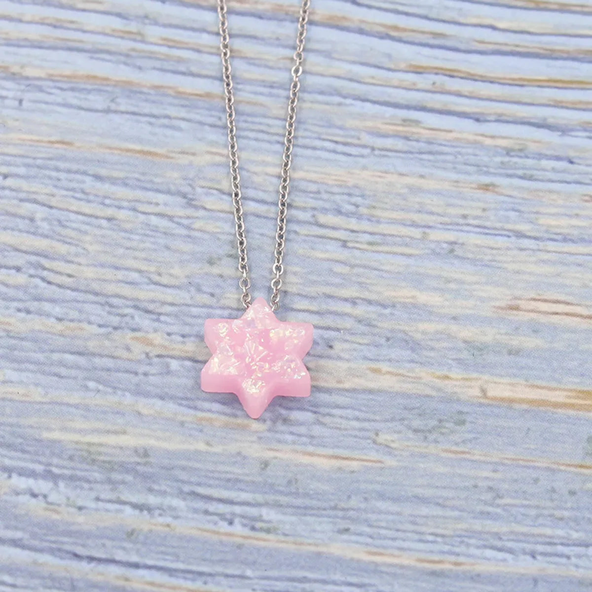 Simple Style Star Resin Wholesale Pendant Necklace