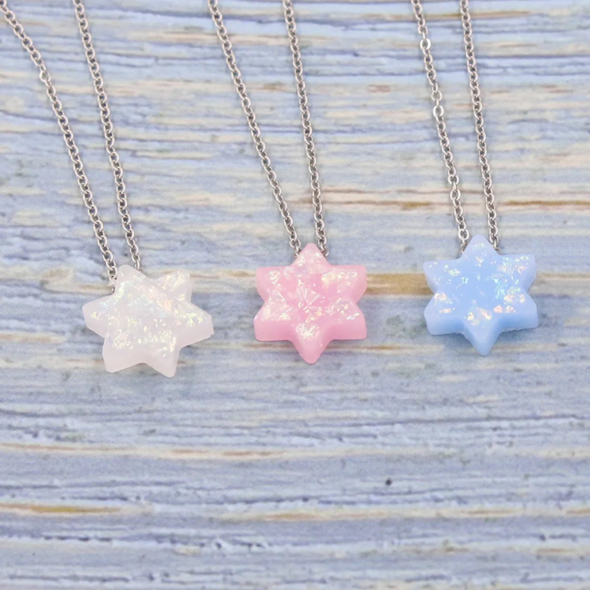 Simple Style Star Resin Wholesale Pendant Necklace