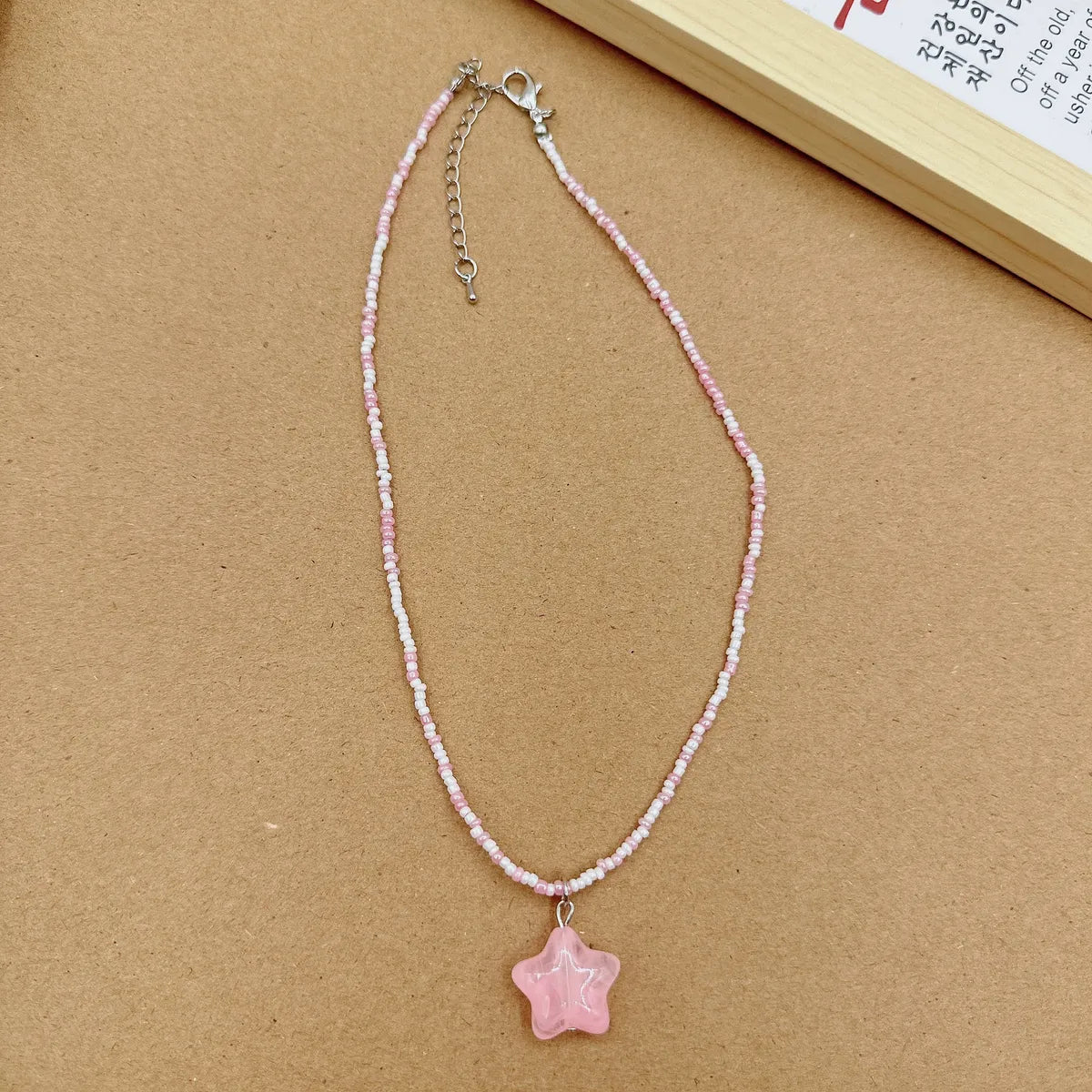 Simple Style Star Seed Bead Wholesale Pendant Necklace