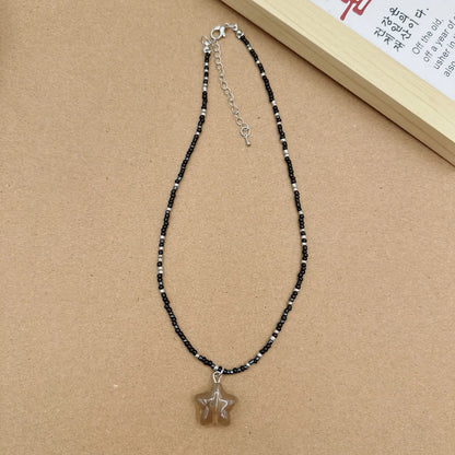 Simple Style Star Seed Bead Wholesale Pendant Necklace