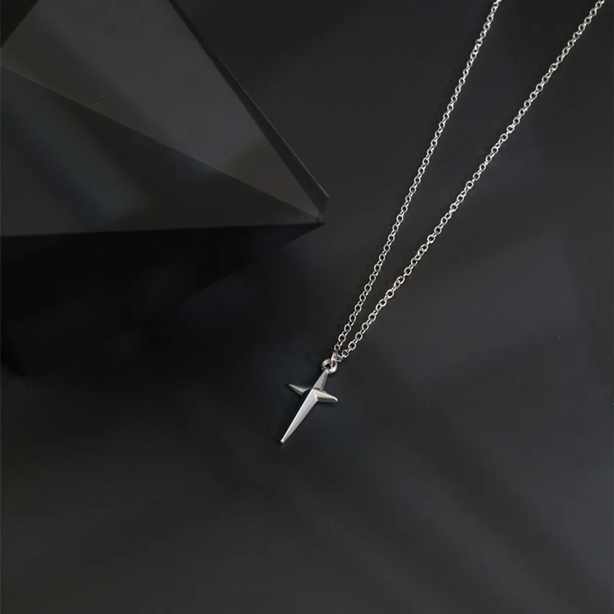 Simple Style Star Stainless Steel 18K Gold Plated Unisex Pendant Necklace