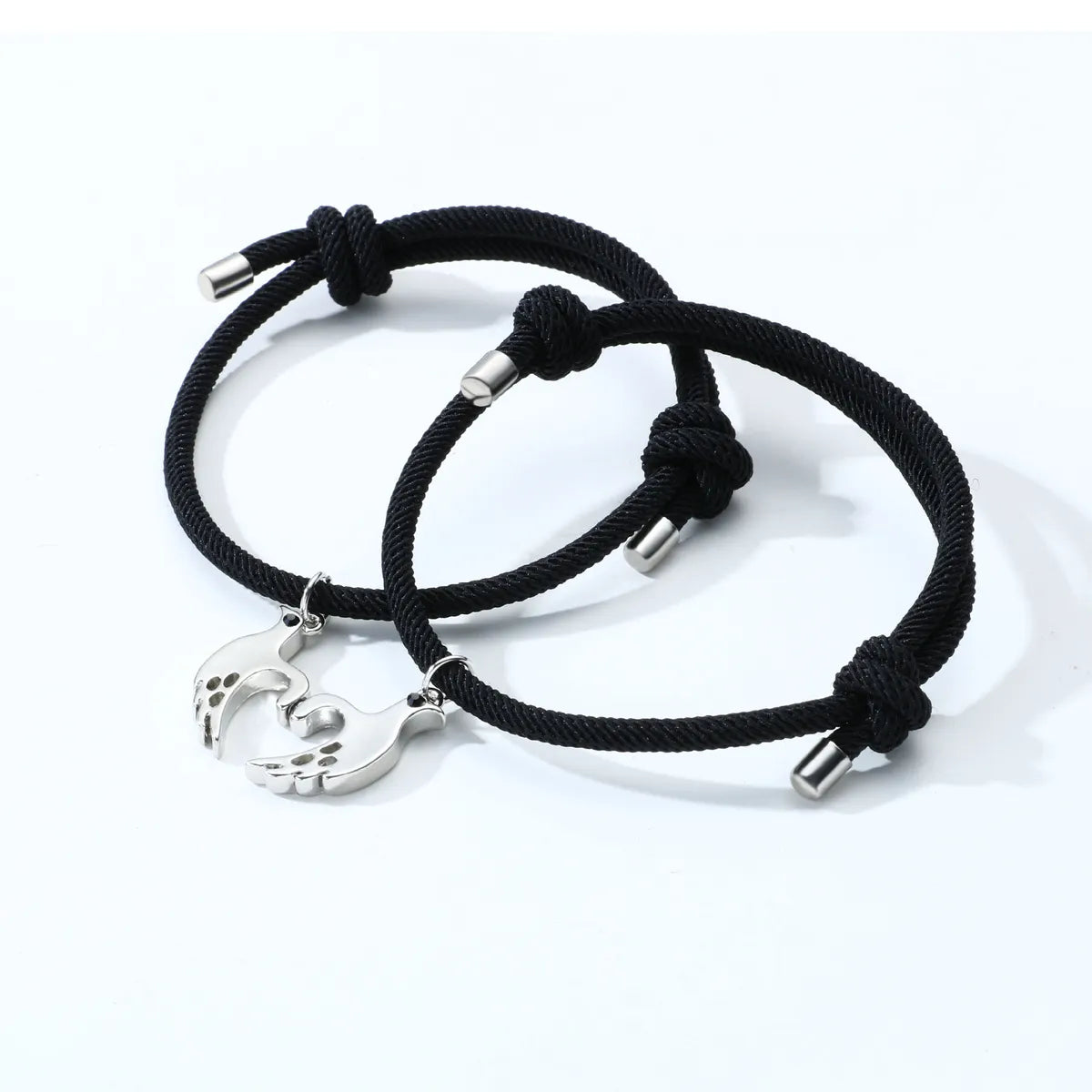 Simple Style Streetwear Bird Alloy Valentine's Day Couple Bracelets