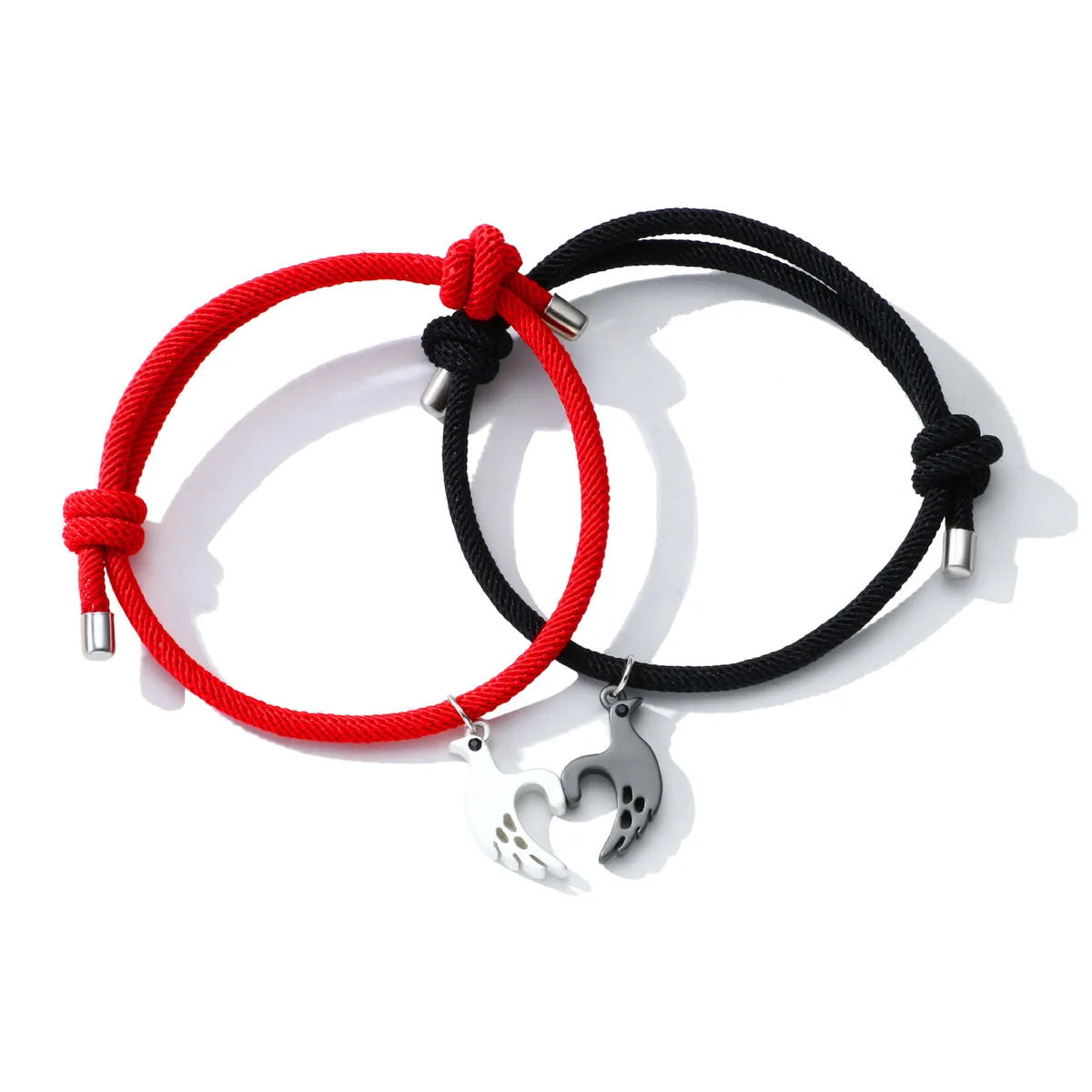 Simple Style Streetwear Bird Alloy Valentine's Day Couple Bracelets