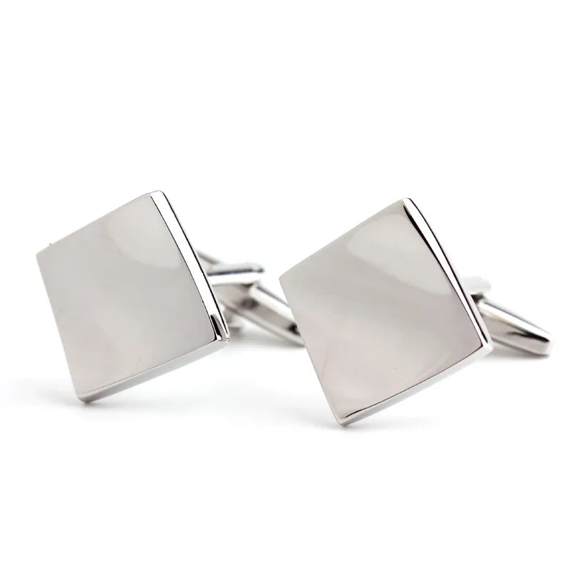 Simple Style Streetwear Geometric Copper Plating Men'S Cufflinks