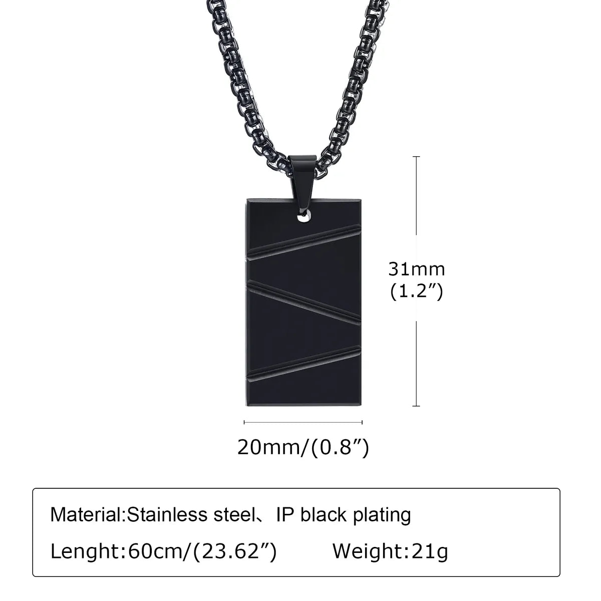 Simple Style Streetwear Geometric Solid Color 304 Stainless Steel Plating Men'S