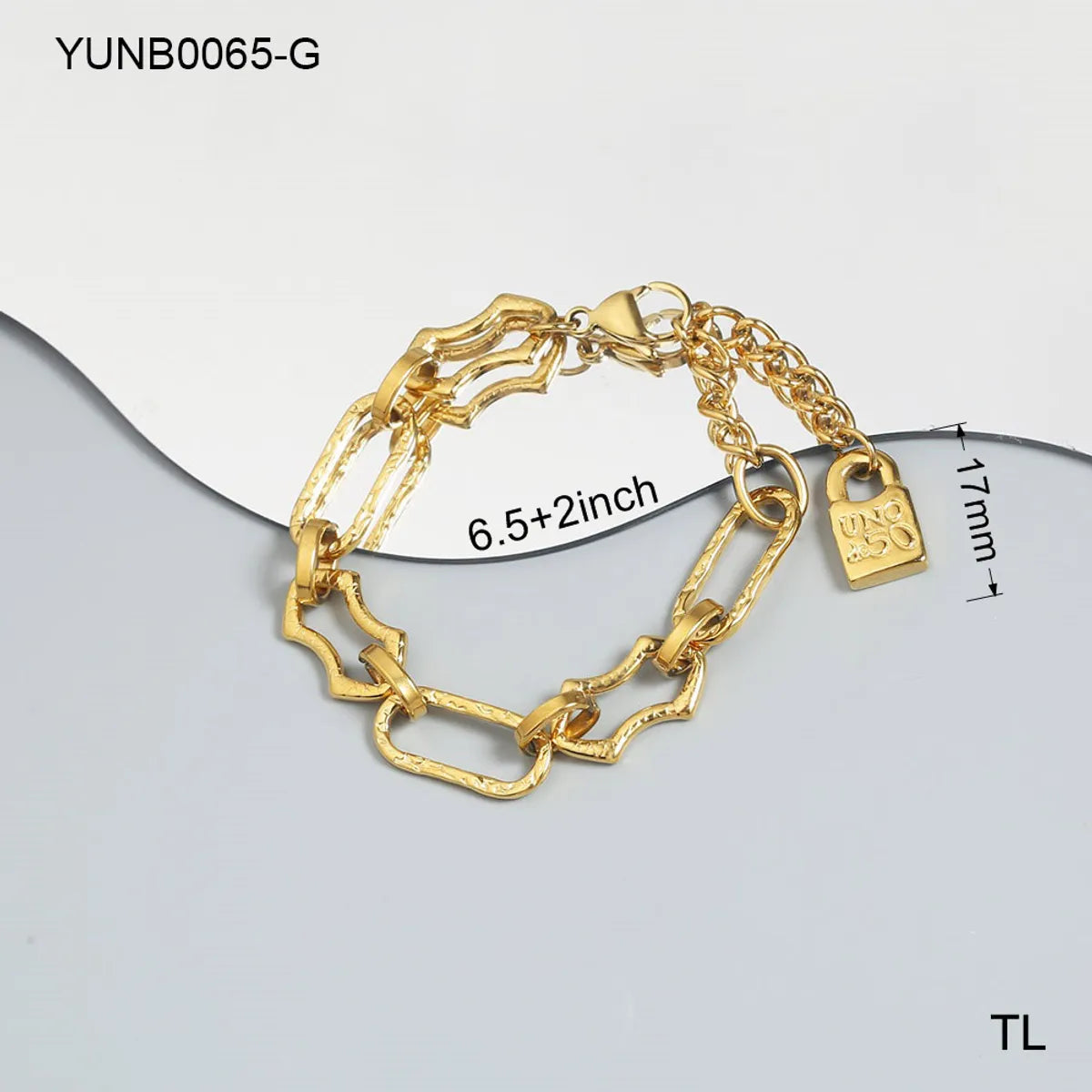 Simple Style Streetwear Solid Color 304 Stainless Steel 18K Gold Plated Resin Bracelets In Bulk