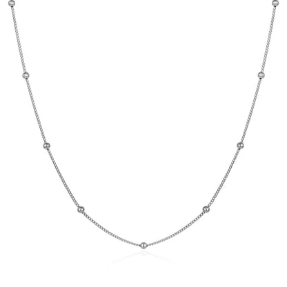 Wholesale Jewelry Simple Style Streetwear Solid Color 304 Stainless Steel Plating Necklace