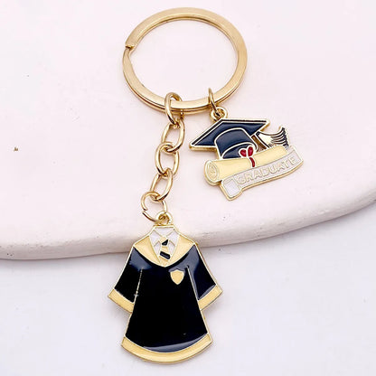 Simple Style Student Clothes Hat Pencil Metal Unisex Bag Pendant Keychain