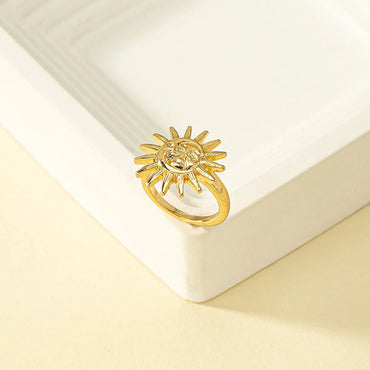 Simple Style Sun Alloy Wholesale Rings