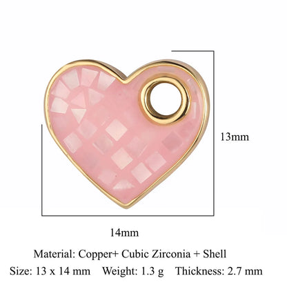 Simple Style Sun Heart Shape Butterfly Copper Plating Inlay Zircon Gold Plated Silver Plated Jewelry Accessories