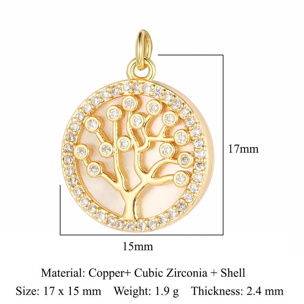 Simple Style Sun Heart Shape Butterfly Copper Plating Inlay Zircon Gold Plated Silver Plated Jewelry Accessories