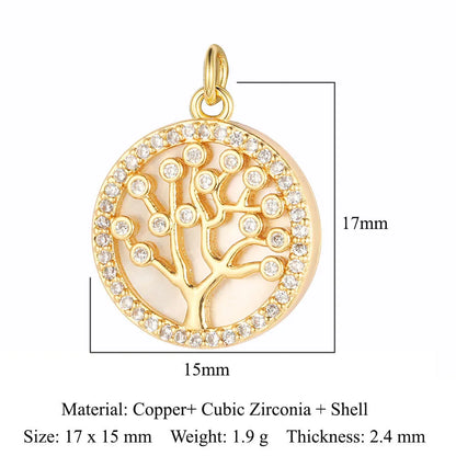 Simple Style Sun Heart Shape Butterfly Copper Plating Inlay Zircon Gold Plated Silver Plated Jewelry Accessories