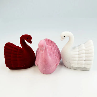 Simple Style Swan Composite Material Jewelry Boxes