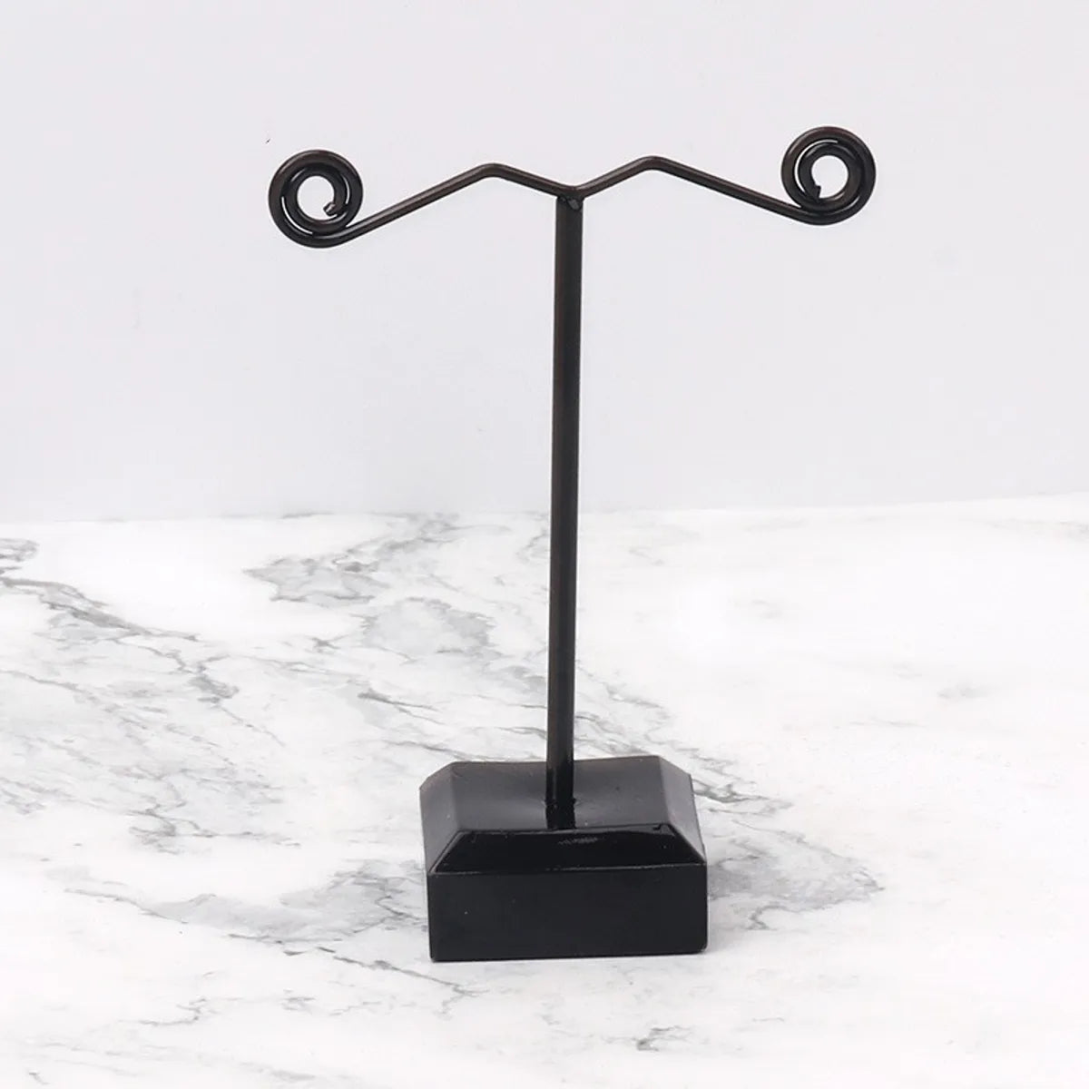 Simple Style T Shape Arylic Metal Jewelry Rack