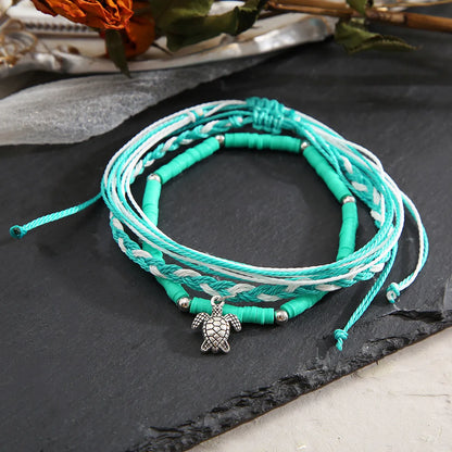 Simple Style Tortoise Seed Bead Beaded Women's Anklet