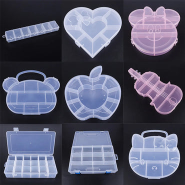 Simple Style Transparent Plastic Jewelry Boxes