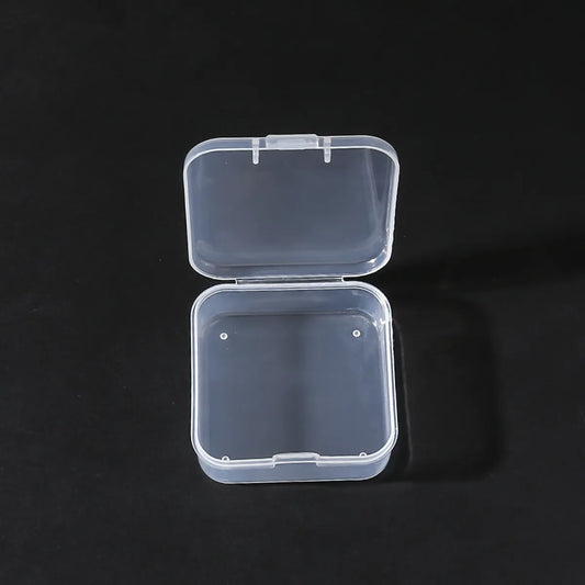 Simple Style Transparent Plastic Jewelry Boxes