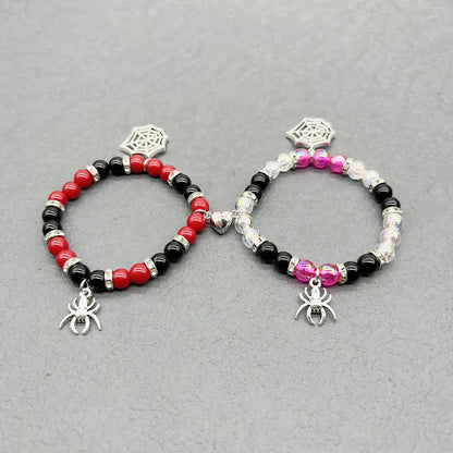 Simple Style Tree Snowflake Alloy Plastic Glass Wholesale Bracelets