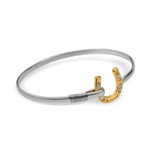 Simple Style U Shape 304 Stainless Steel Bangle In Bulk