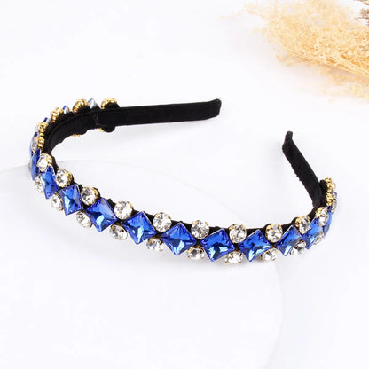 Women'S Simple Style U Shape Rhinestone Hair Band