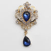 Simple Style Water Droplets Alloy Inlay Rhinestones Unisex Brooches