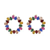 Simple Style Water Droplets Alloy Inlay Rhinestones Women'S Ear Studs