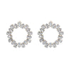 Simple Style Water Droplets Alloy Inlay Rhinestones Women'S Ear Studs