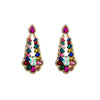 Simple Style Water Droplets Alloy Plating Inlay Rhinestones Glass Gold Plated Silver Plated Women'S Drop Earrings